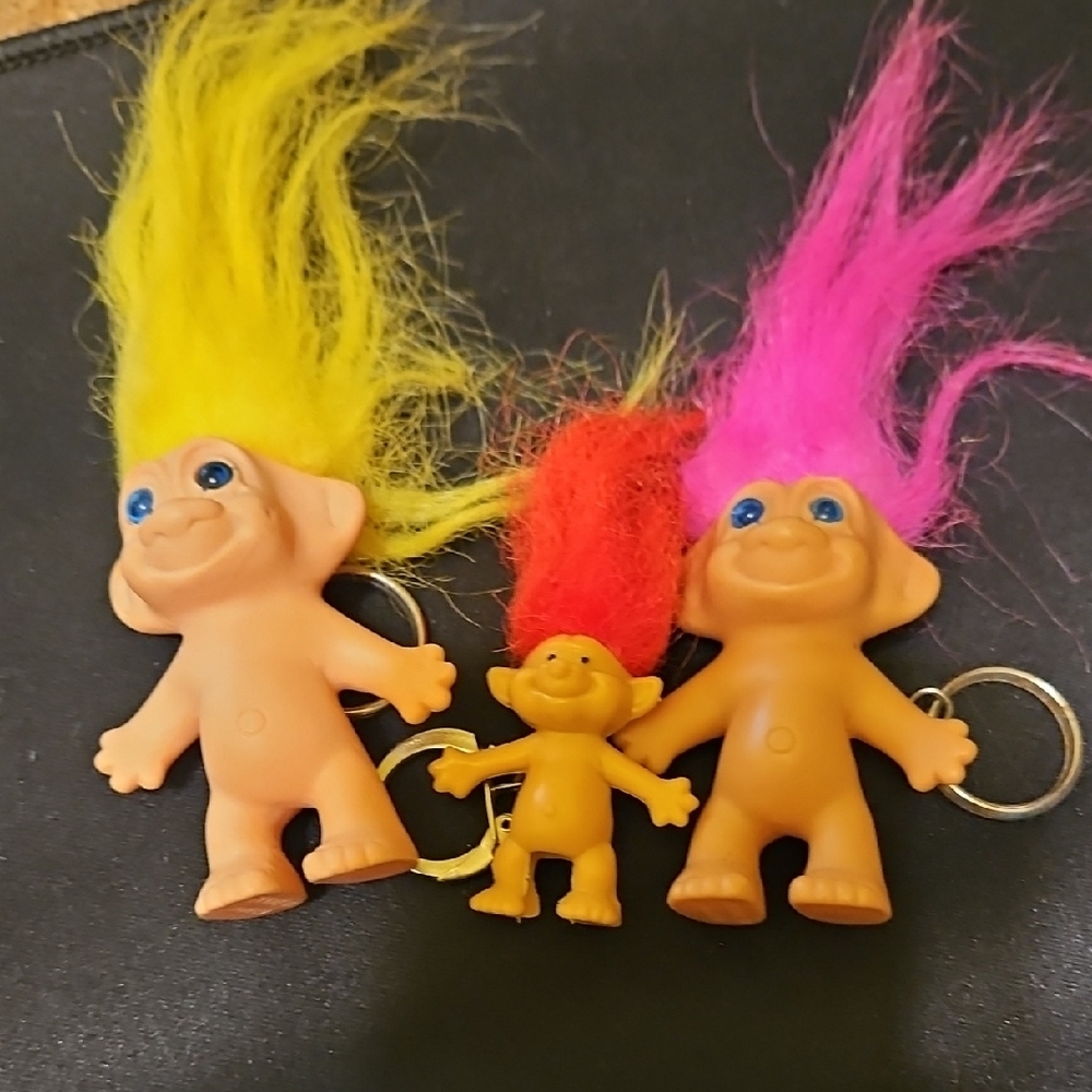 Colorful Troll Dolls Set - Picture 7 of 7